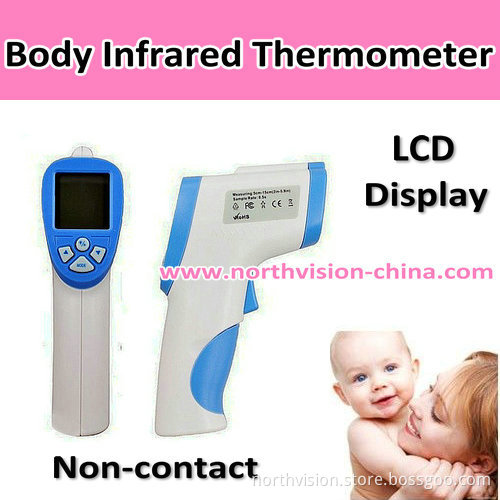 Non-Contact Body Infrared Thermometer with Backlight LCD Display